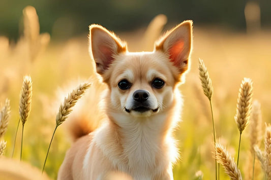 Hund mit Grannen