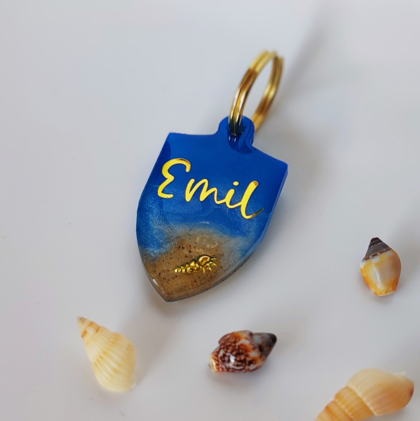 Hundemarke personalisiert Beach Day