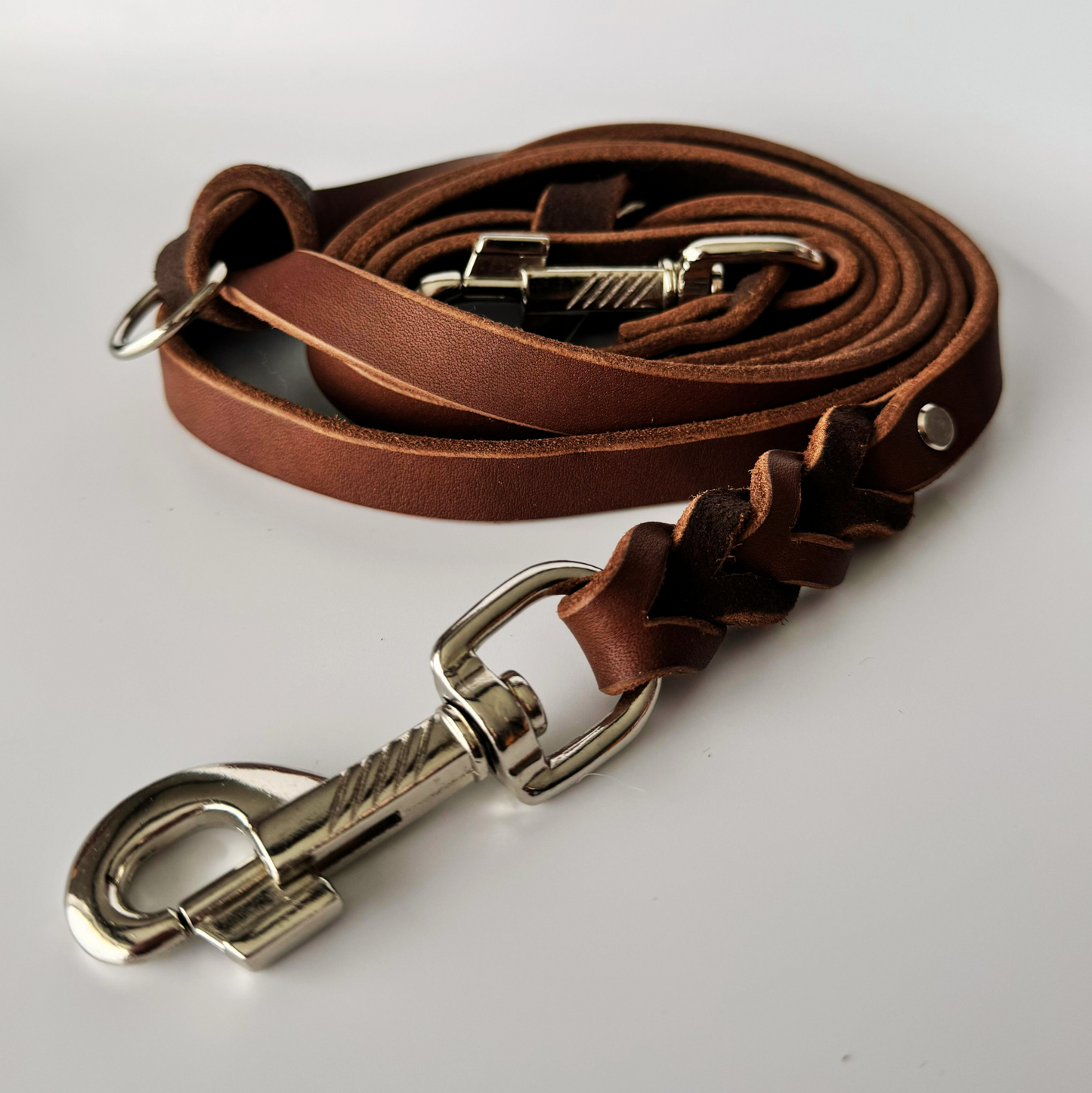 Verstellbare Leine aus Leder