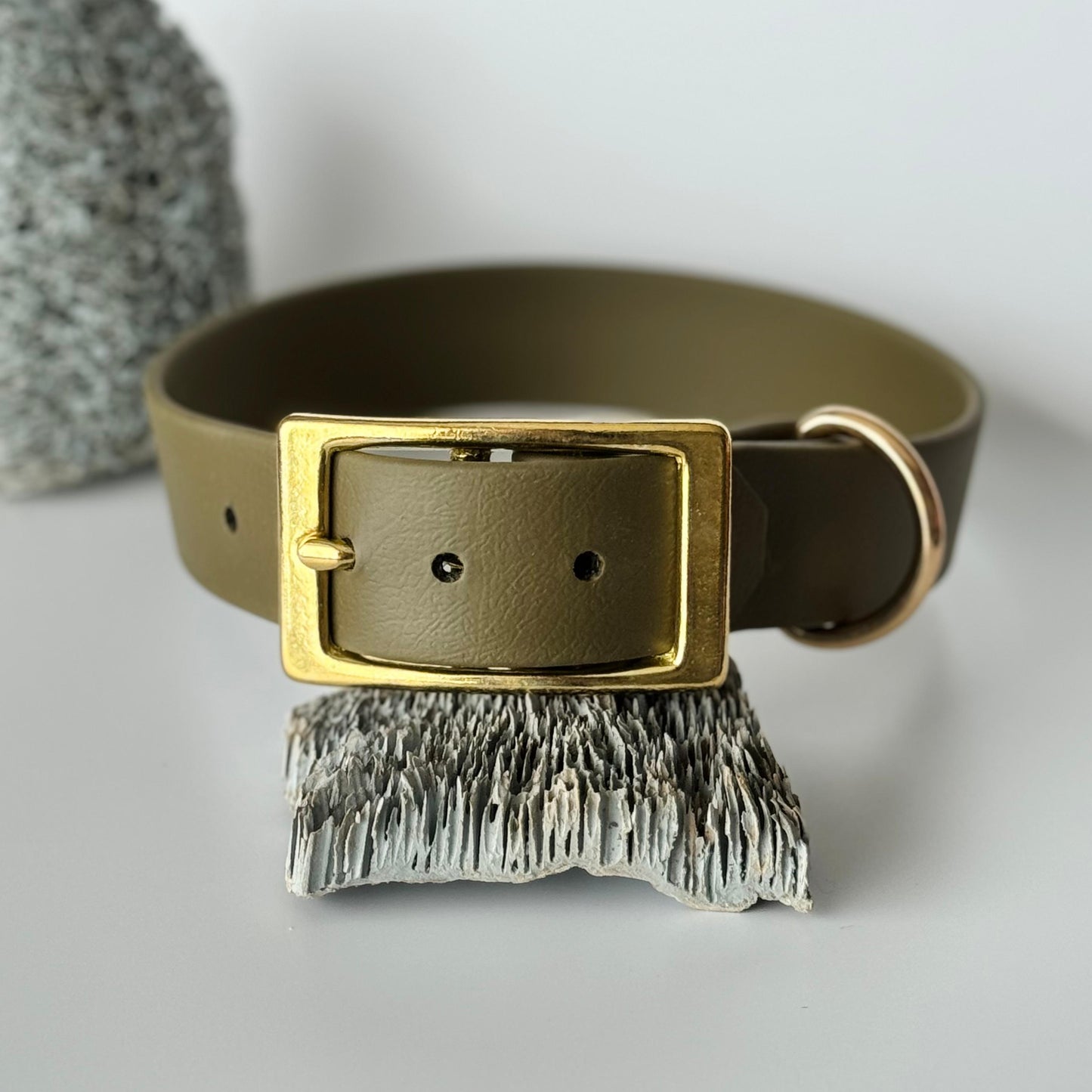 Halsband Biothane® Olivgrün