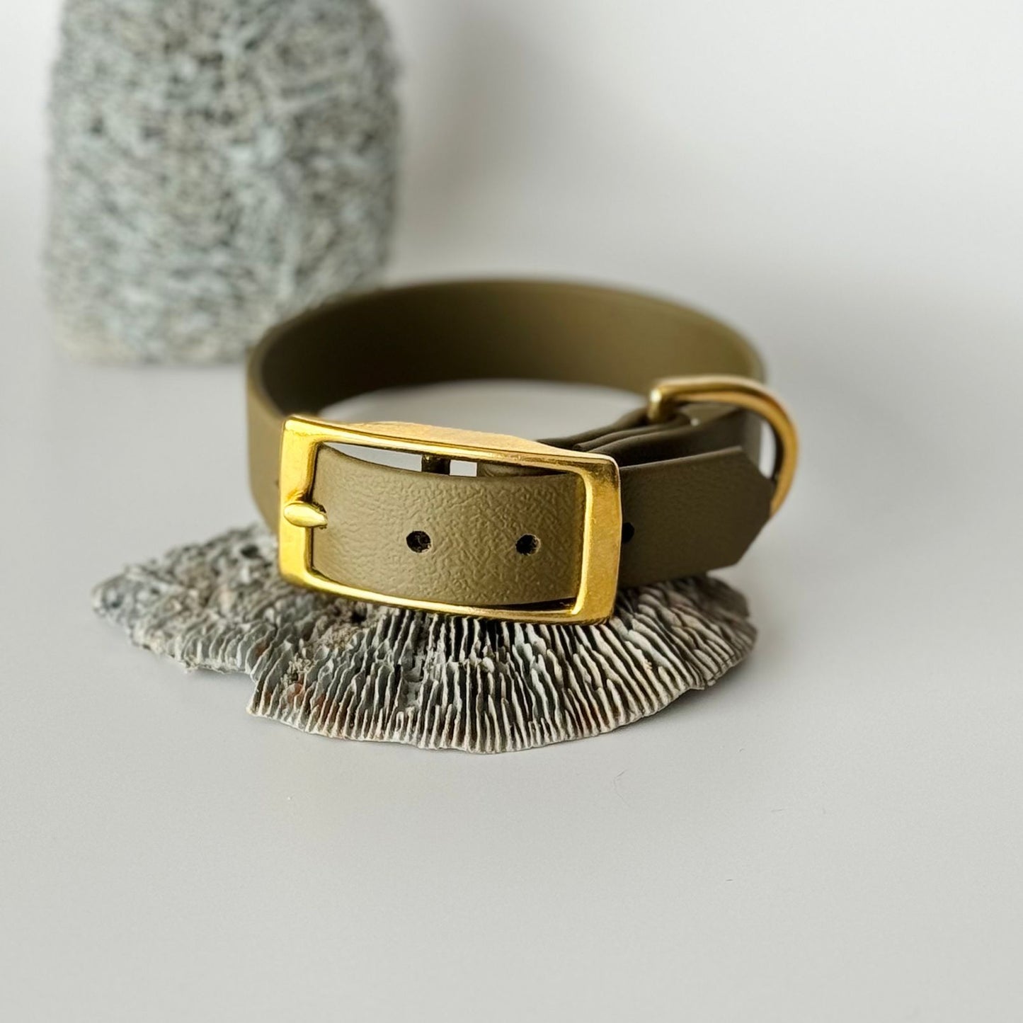 Halsband Biothane® Olivgrün