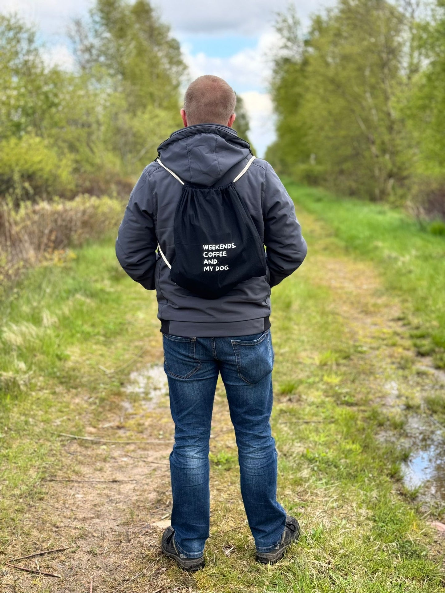 Rucksack mit Aufdruck