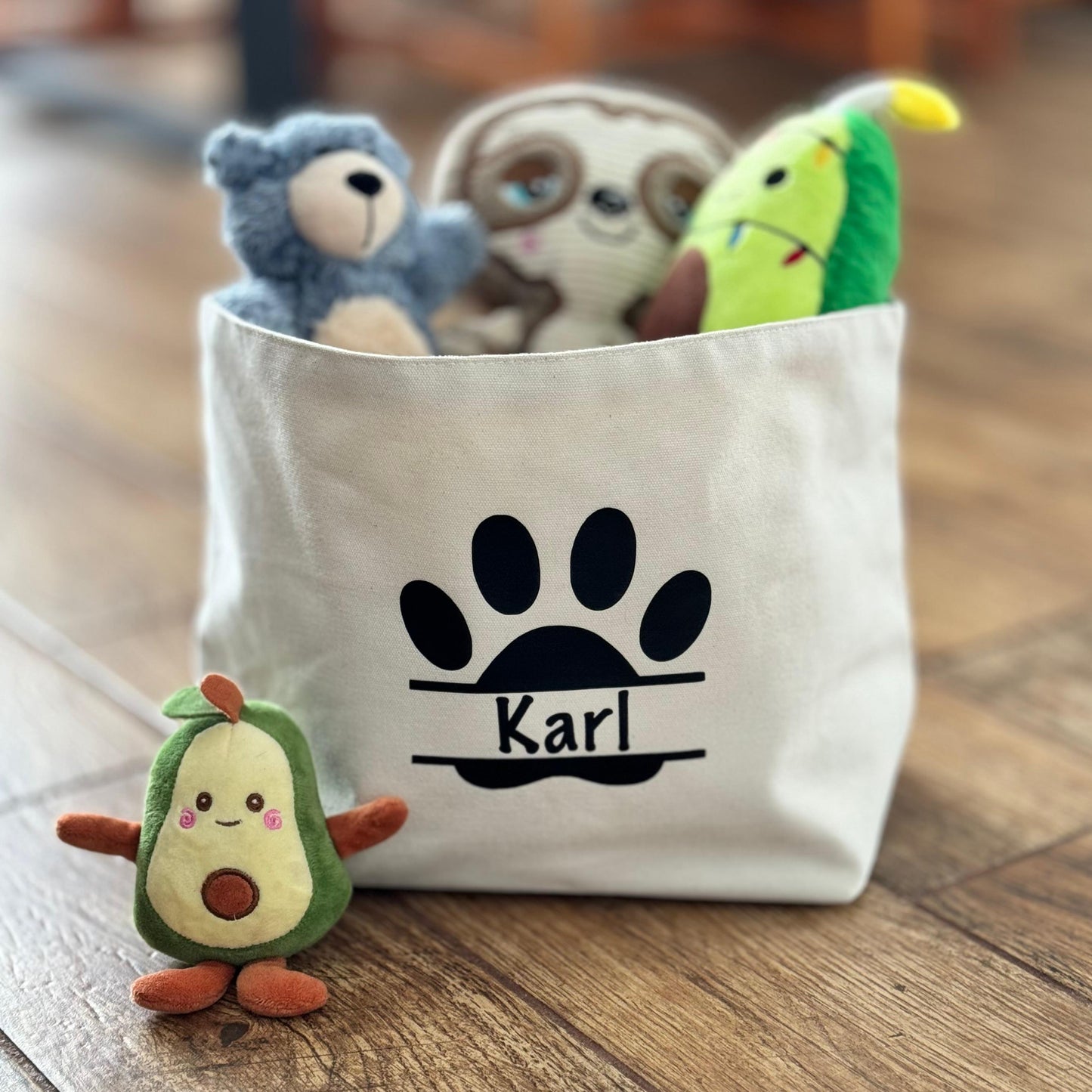 Aufbewahrungskorb mit Personalisierung