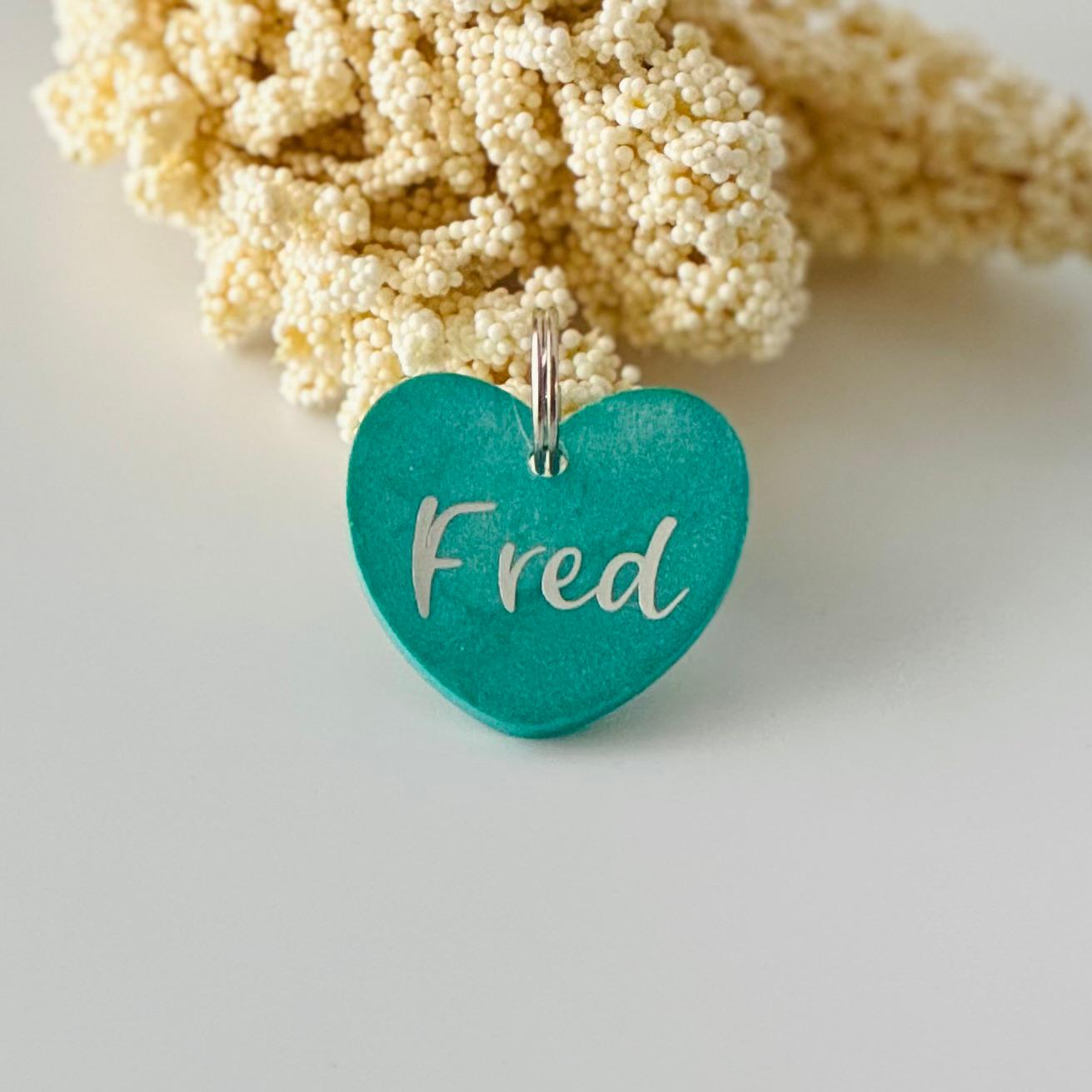 Hundemarke personalisiert Minty Lover