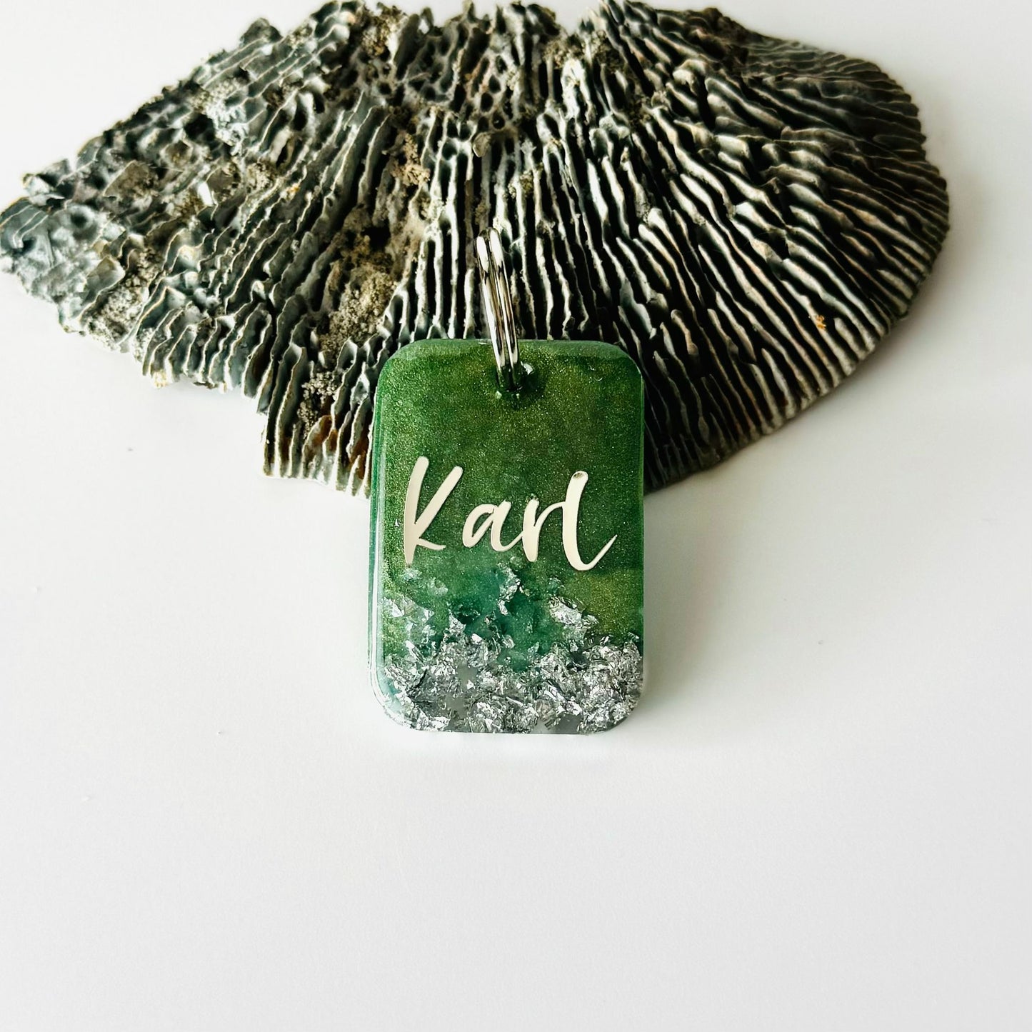 Hundemarke personalisiert Oliv Dogtag