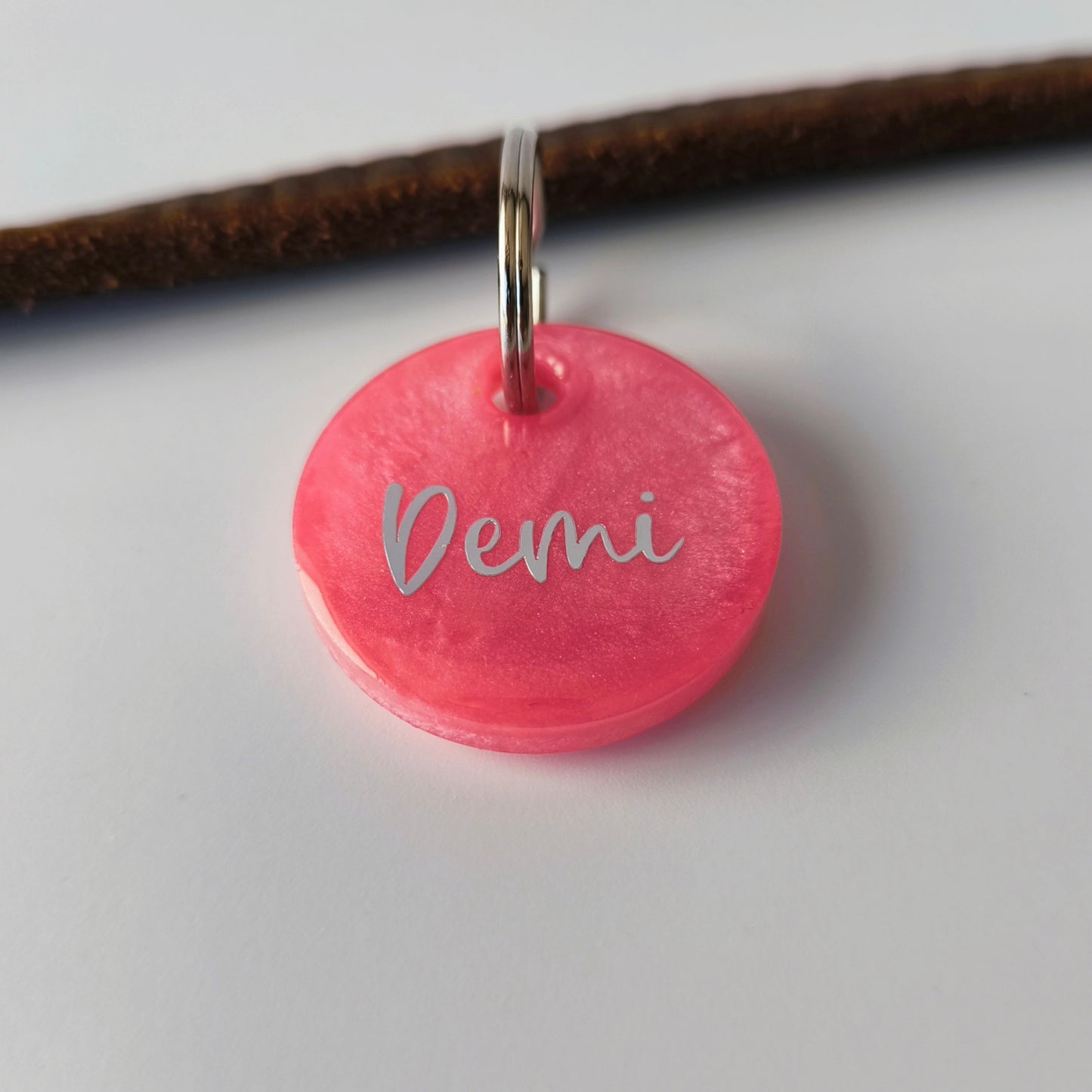 Hundemarke personalisiert Bubble Gum Classic