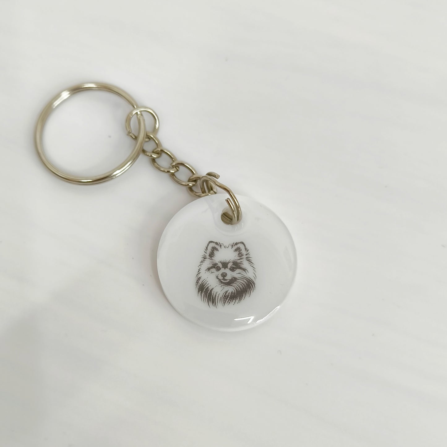 Pomeranian Schlüsselanhänger personalisiert