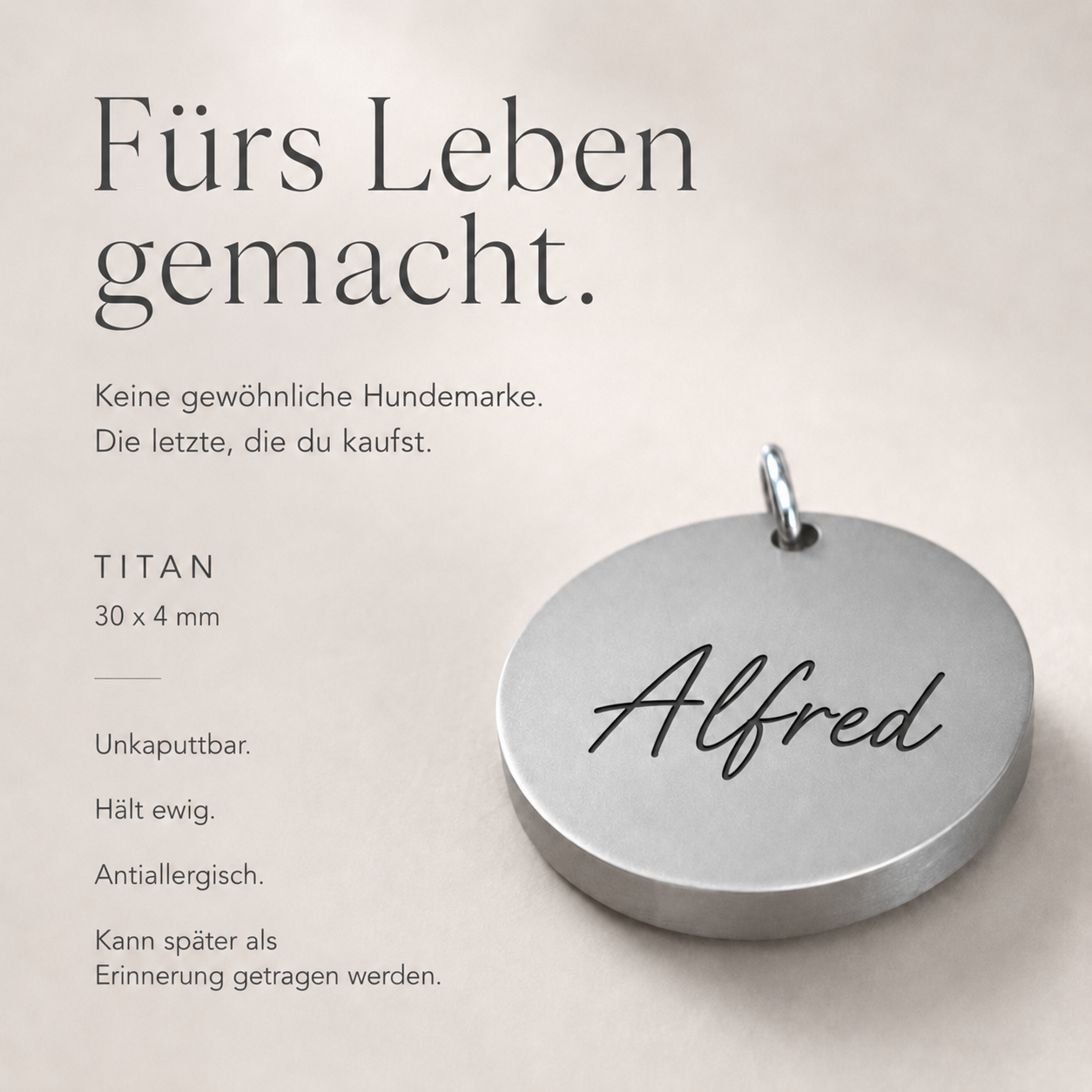 Titan Hundemarke Premium