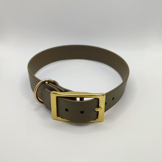 Halsband Biothane® Olivgrün