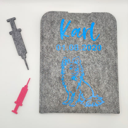 Impfausweishülle mit Aufdruck