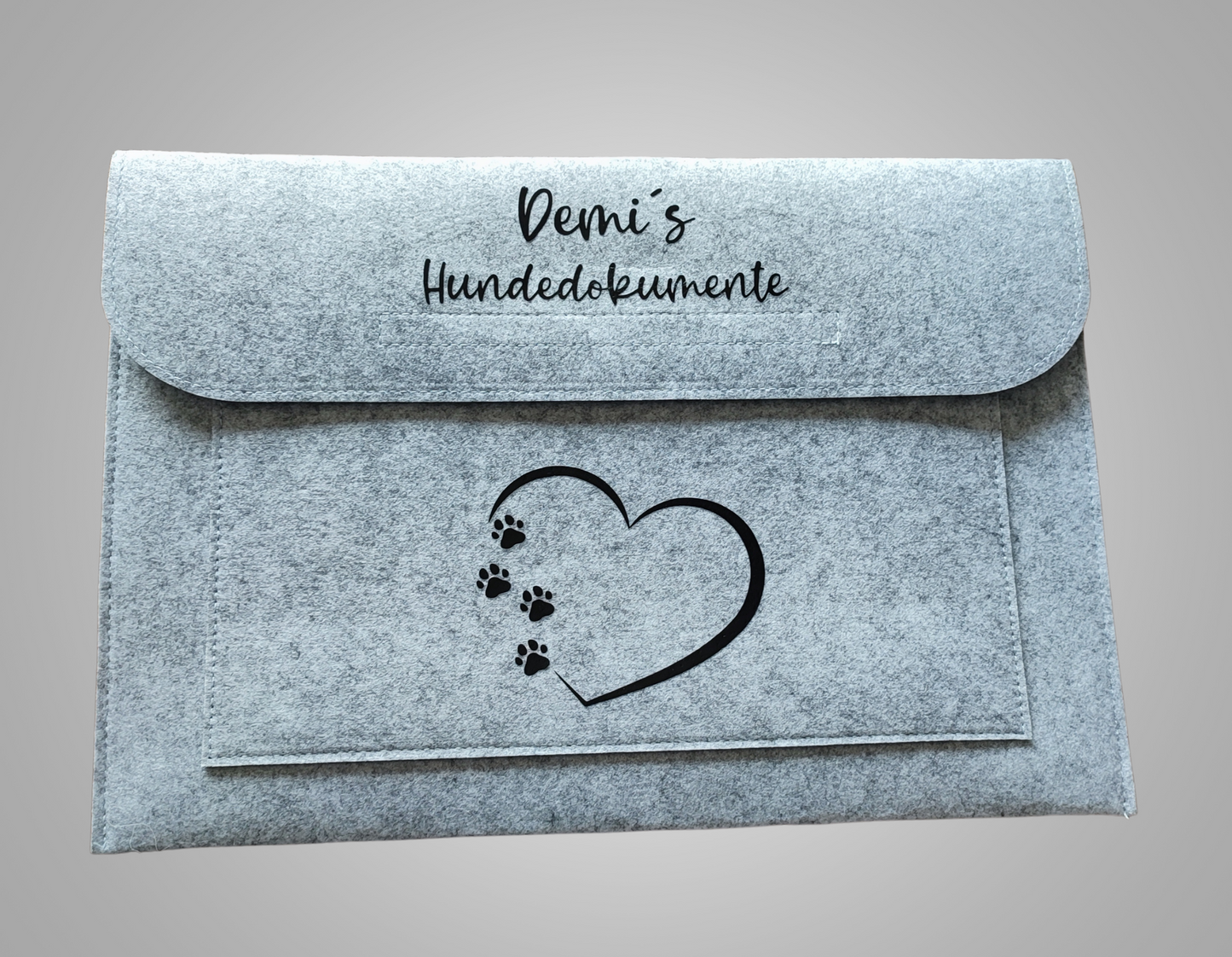 Dokumentenmappe mit Aufdruck