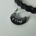 Hundemarke personalisiert Silver Moon