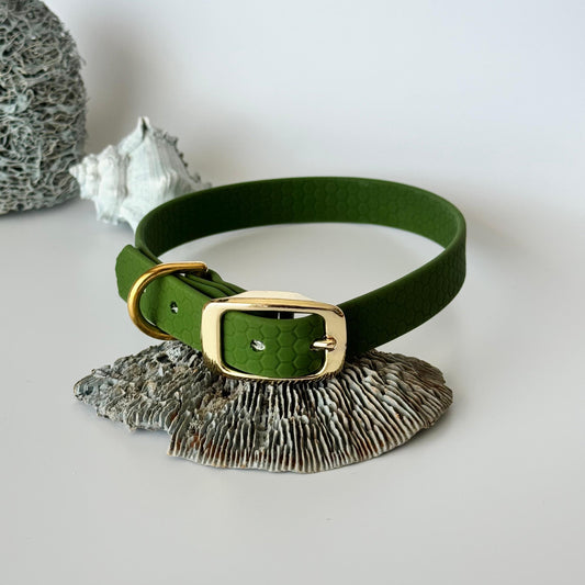 Halsband Hexa Grün