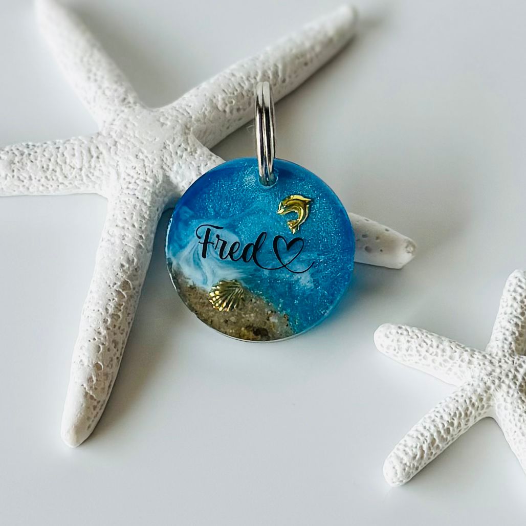 Hundemarke personalisiert Strand Mini