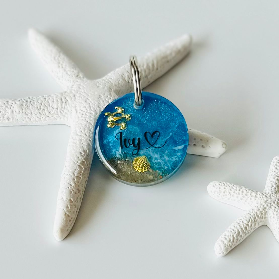 Hundemarke personalisiert Strand Mini