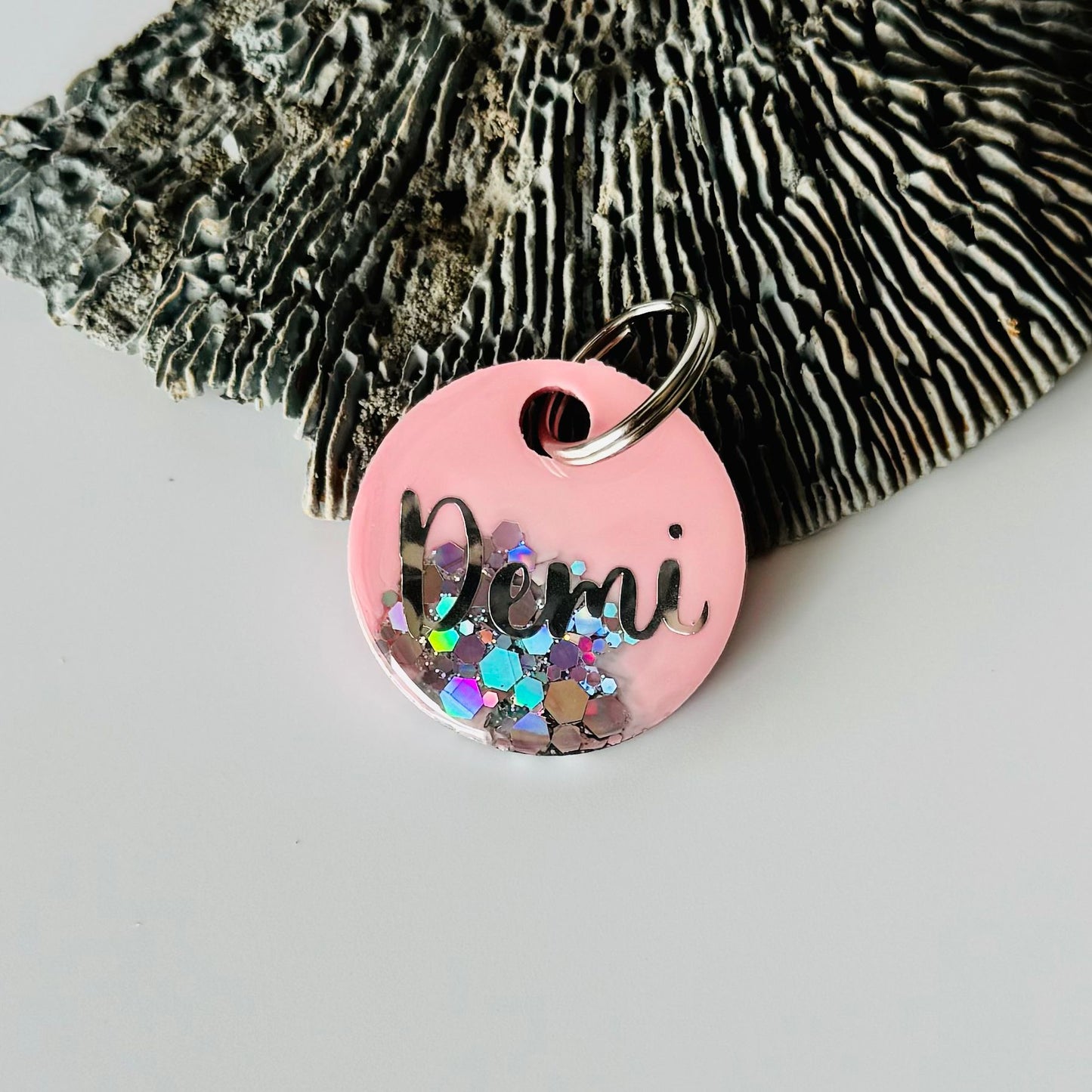 Hundemarke personalisiert Pink Princess