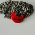 Hundemarke personalisiert Red Moon
