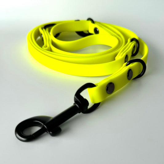 Verstellbare Leine aus Biothane® Sale Neon Gelb