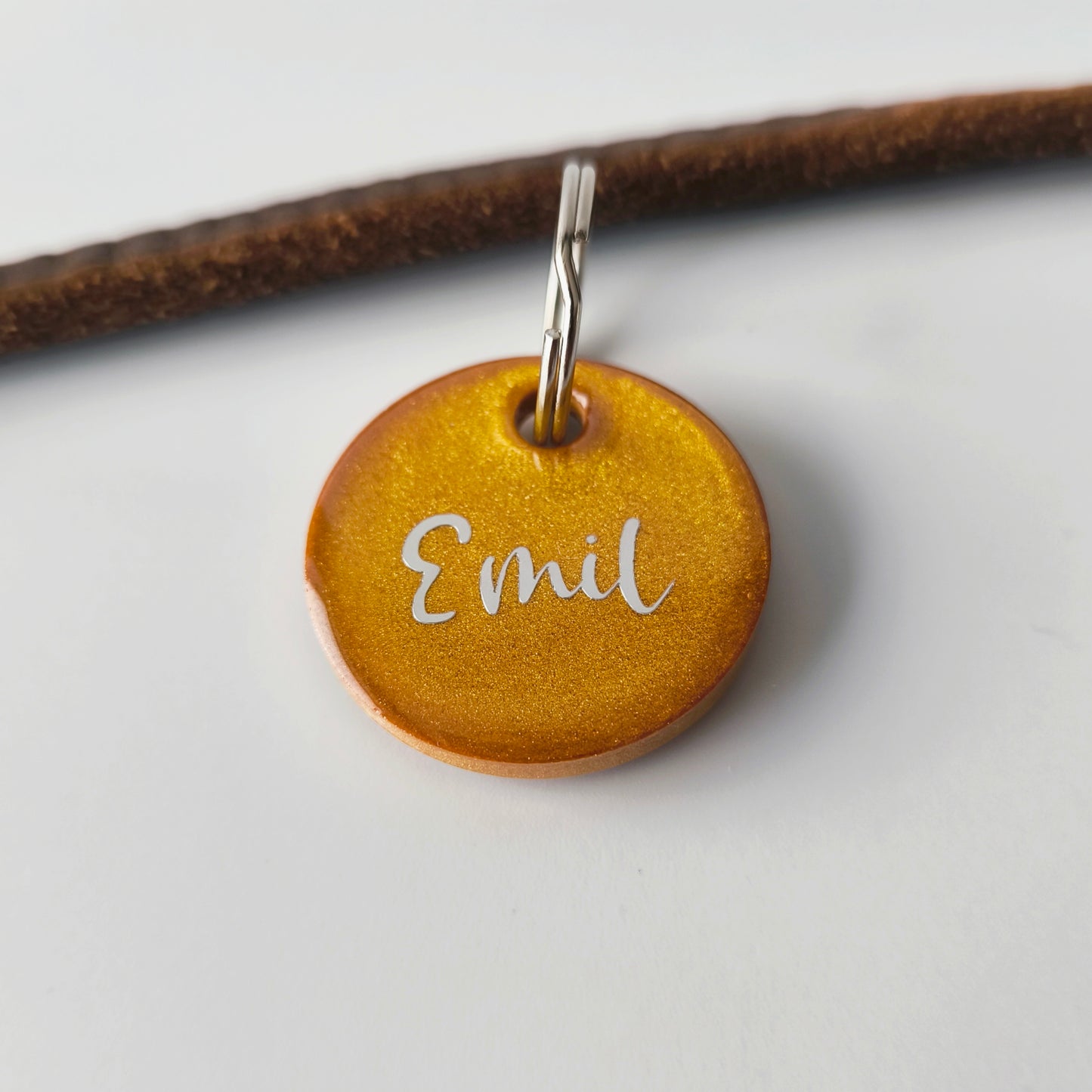 Hundemarke personalisiert Gold Classic