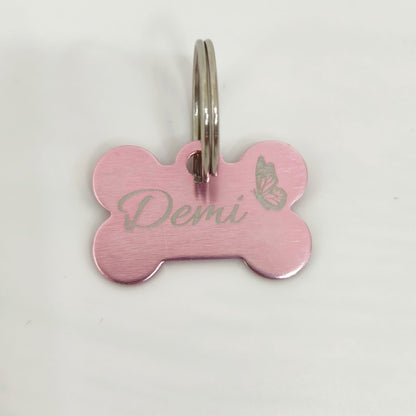 Halloween Hundemarke graviert verschiedene Farben Knochen