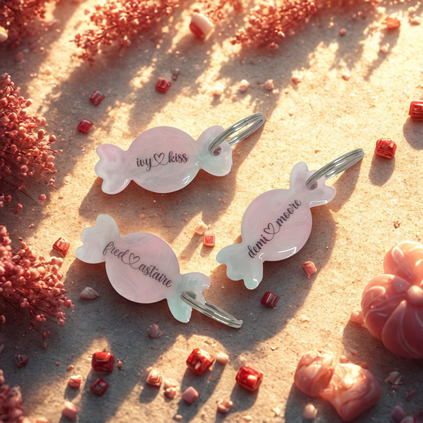 Namensmarke personalisiert Bonbon