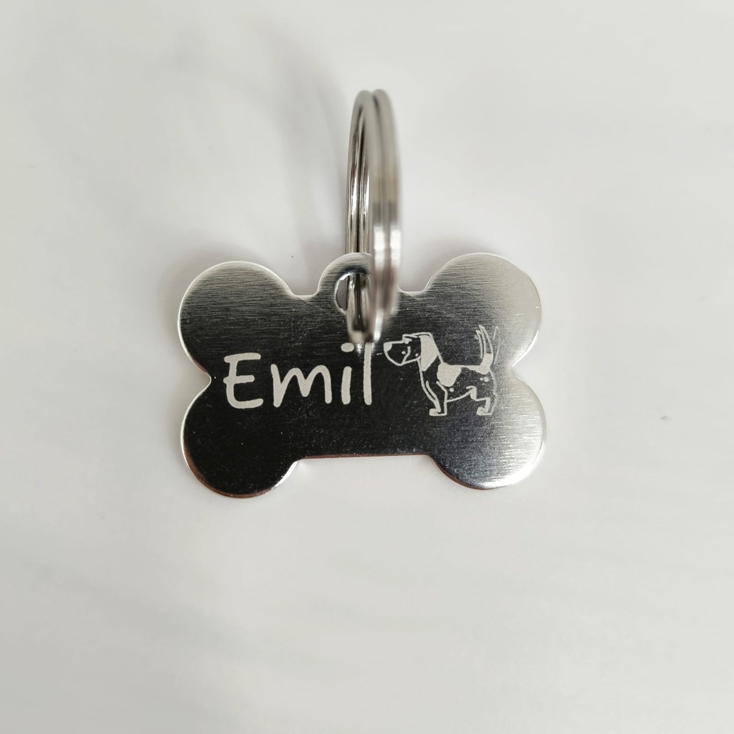 Halloween Hundemarke graviert verschiedene Farben Knochen