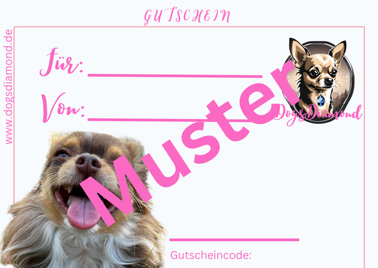 Dogs Diamond Geschenkgutschein