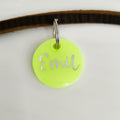 Hundemarke Neon_Gelb