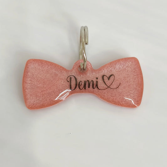 Namensmarke personalisiert Schleife