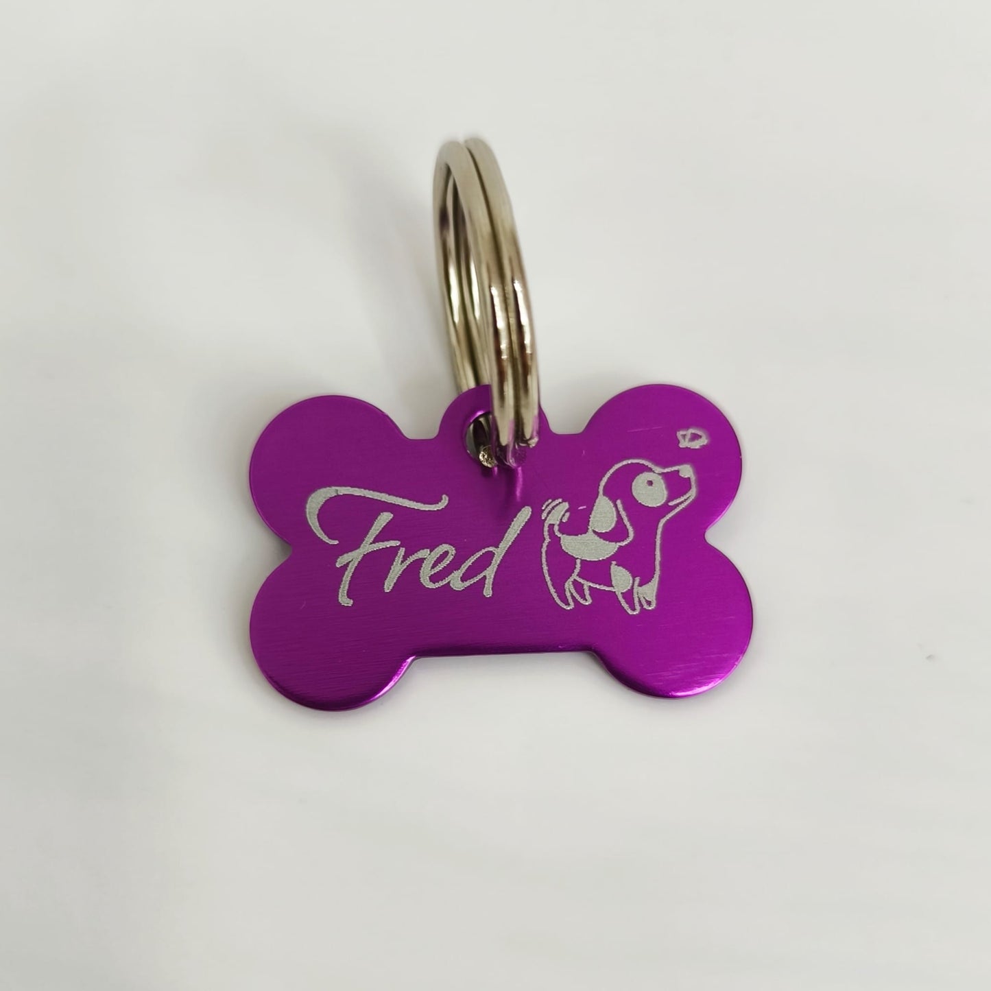 Halloween Hundemarke graviert verschiedene Farben Knochen