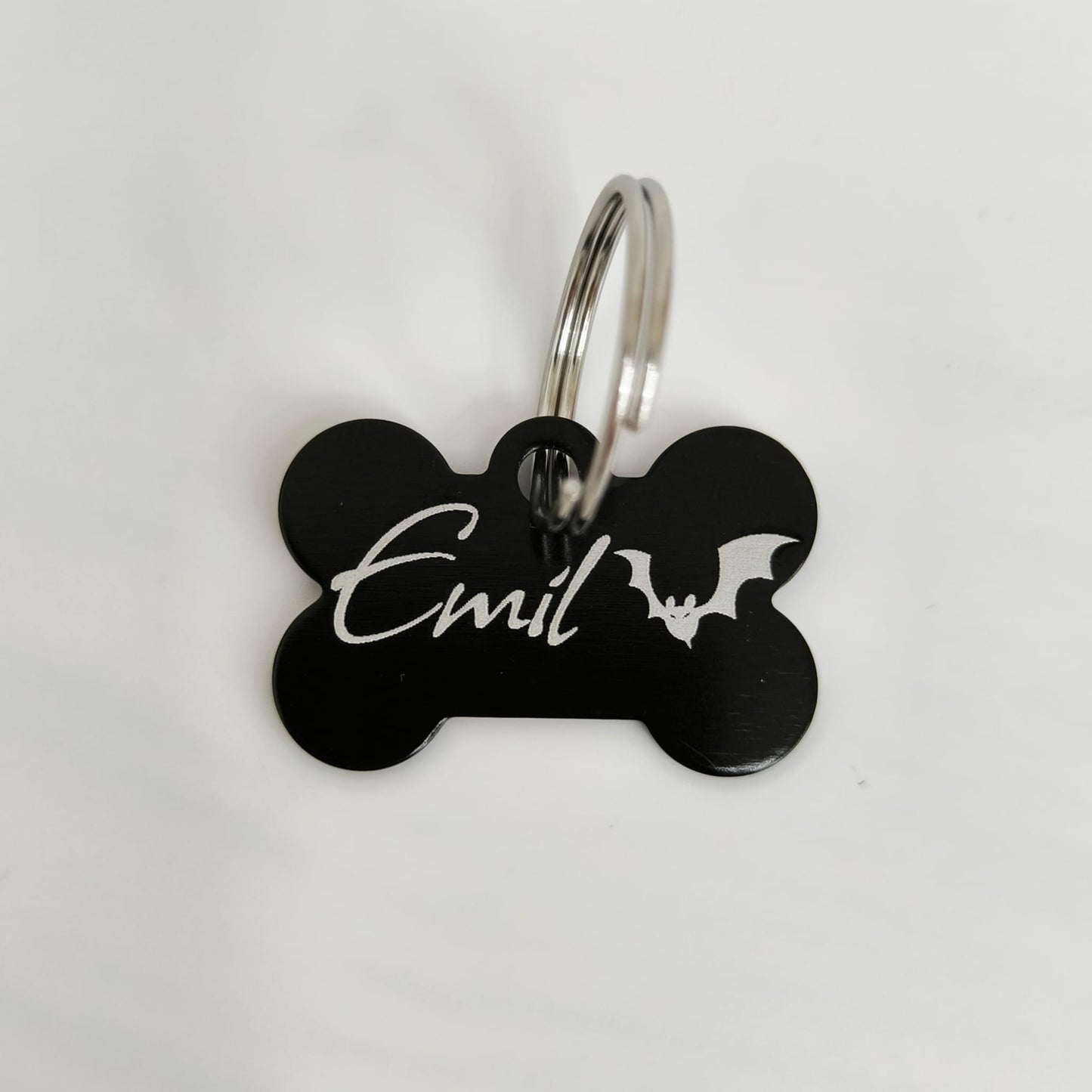 Halloween Hundemarke graviert verschiedene Farben Knochen