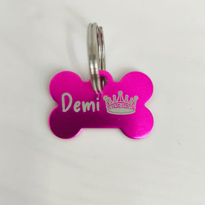 Halloween Hundemarke graviert verschiedene Farben Knochen