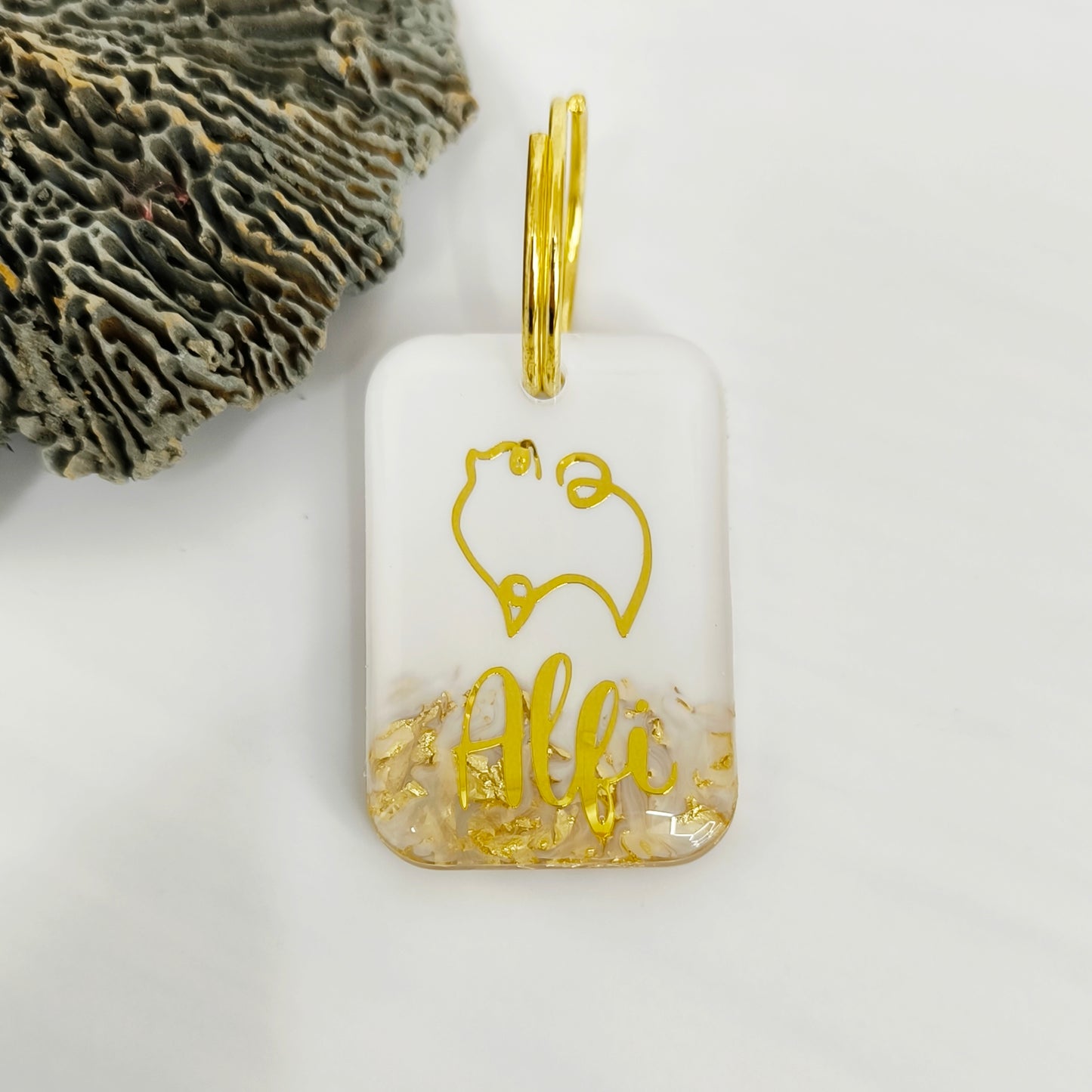 Hundemarke Golden Pomeranian Dogtag